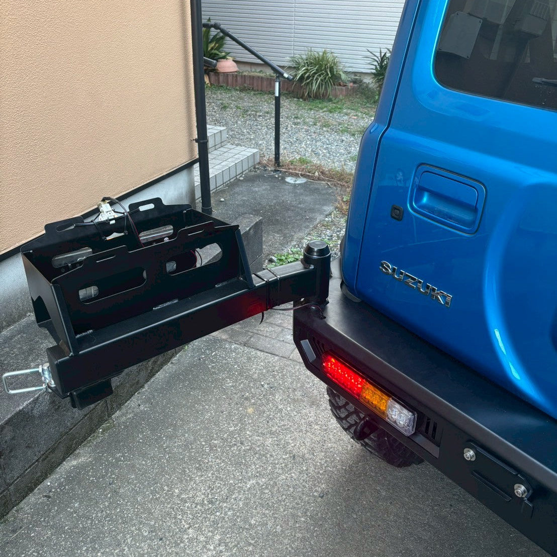 2018+ Suzuki JIMNY SIERRA Rear Swing Bumper Tire Carrier (リアスイングバンパータイヤキャリアJB74シエラ)