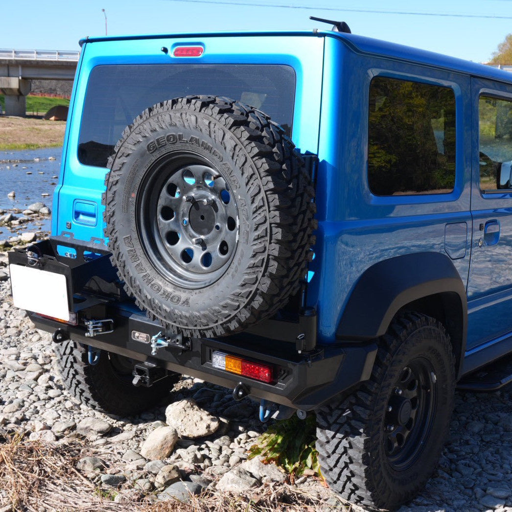 2018+ Suzuki JIMNY SIERRA Rear Swing Bumper Tire Carrier (リアスイングバンパータイヤキャリアJB74シエラ)