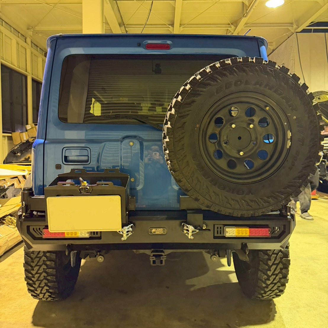 2018+ Suzuki JIMNY SIERRA Rear Swing Bumper Tire Carrier (リアスイングバンパータイヤキャリアJB74シエラ)