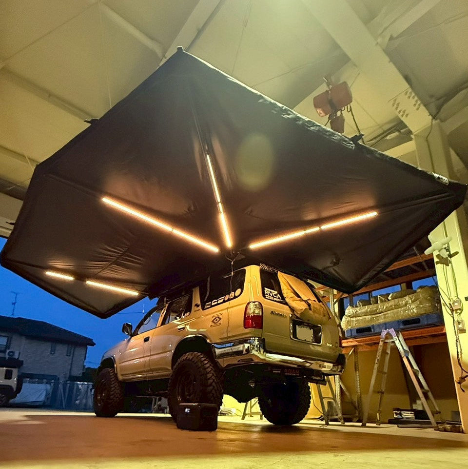 270°AWNING PRO Left With D Zipper Hole (270°オーニングプロ左、ルーフテントアクセスホール付き)