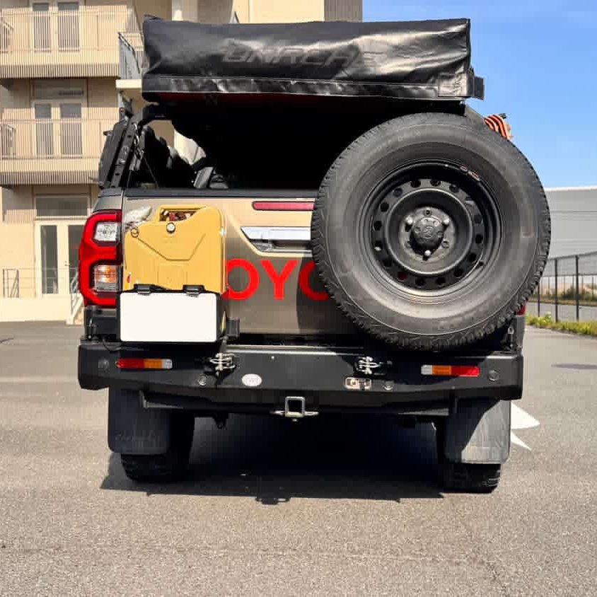 2016+ Toyota Hilux Rear Swing Bumper Tire Carrier (リアスイングバンパータイヤキャリア前期、後期)