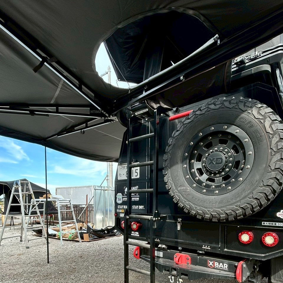 270°AWNING PRO Left With D Zipper Hole (270°オーニングプロ左、ルーフテントアクセスホール付き)