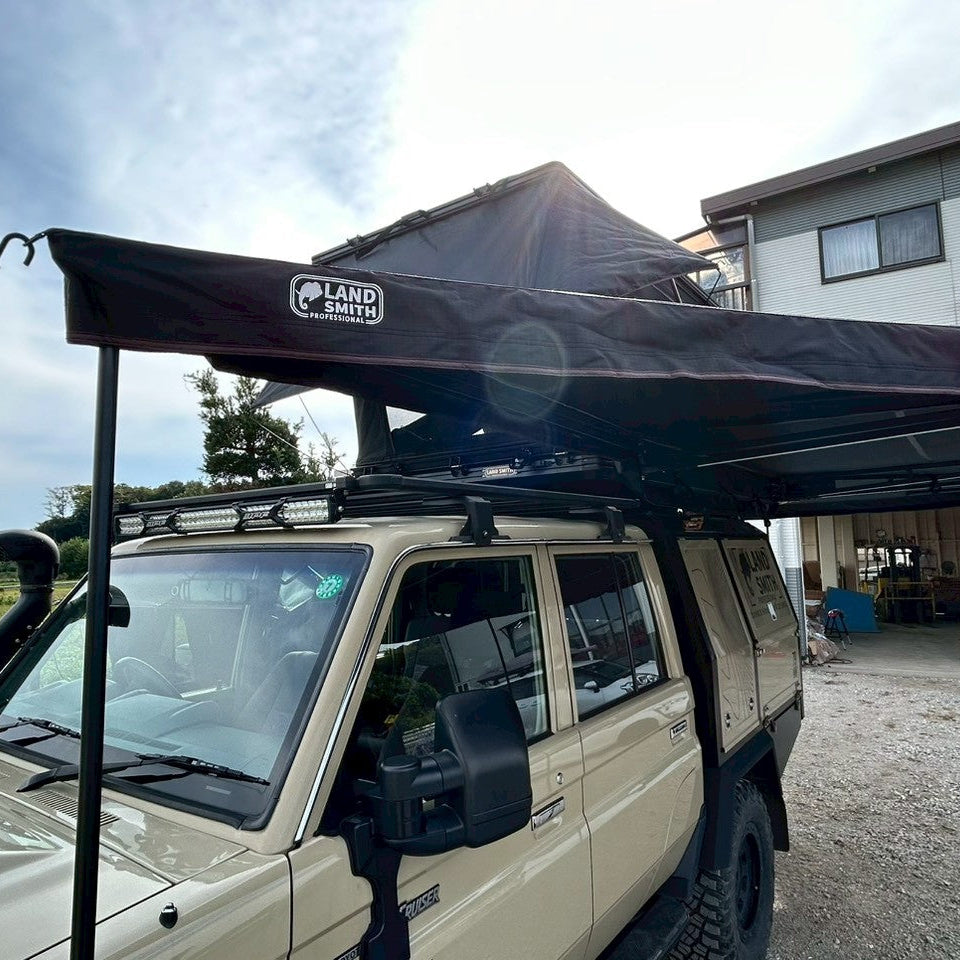 270°AWNING PRO Left With D Zipper Hole (270°オーニングプロ左、ルーフテントアクセスホール付き)