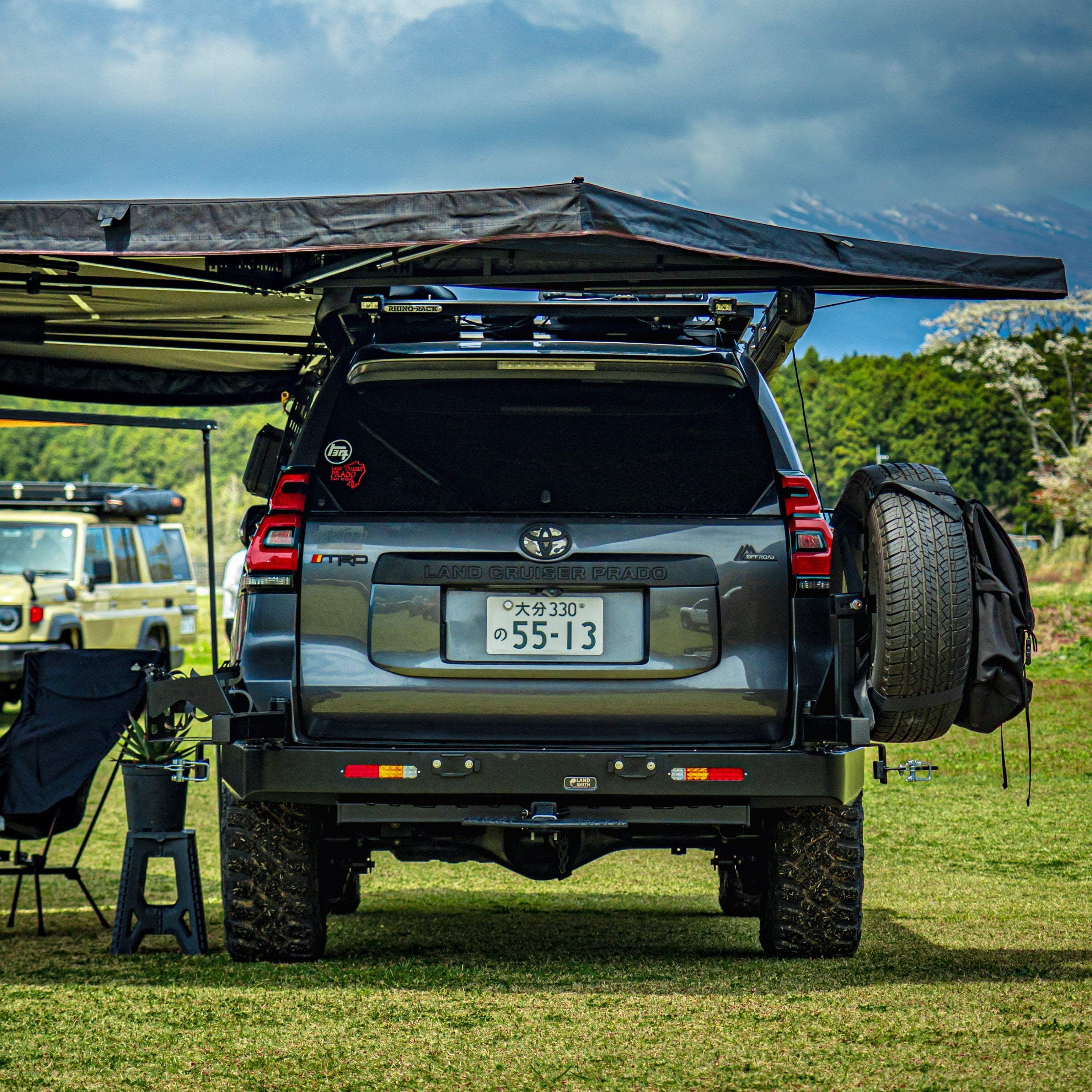 2009-2024 Toyota LC150 Rear Swing Bumper Tire carrier (リアスイングバンパータイヤキャリア前期、中期、後期)