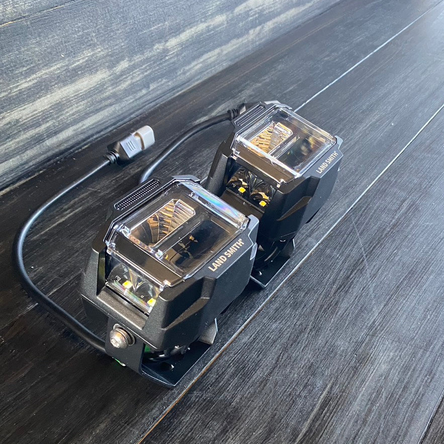 SPOT,WORK LIGHT 74W 3Inch (スポット、ワークライト)　イエロー、クリアレンズ