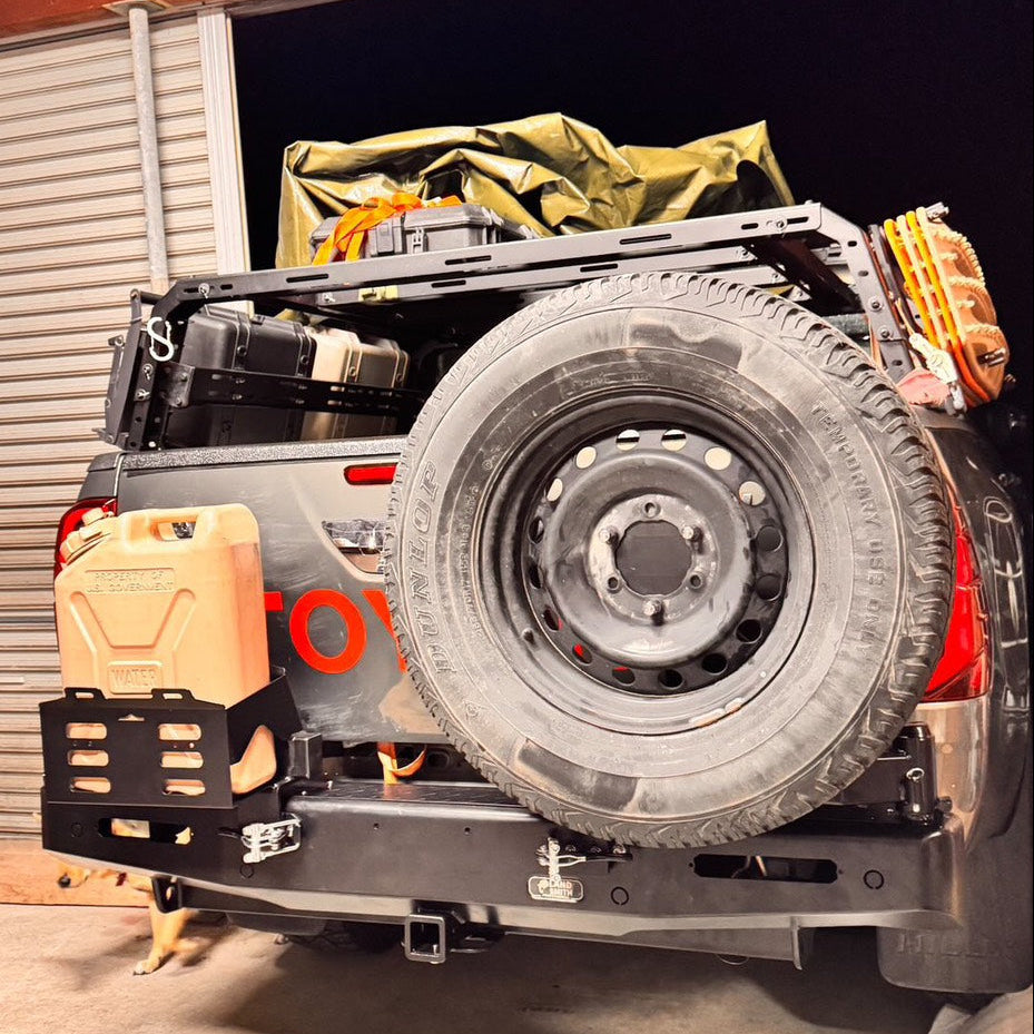 2016+ Toyota Hilux Rear Swing Bumper Tire Carrier (リアスイングバンパータイヤキャリア前期、後期)
